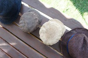 埼玉県所沢市のかぎ針編み教室pomponnerの麦わら帽子